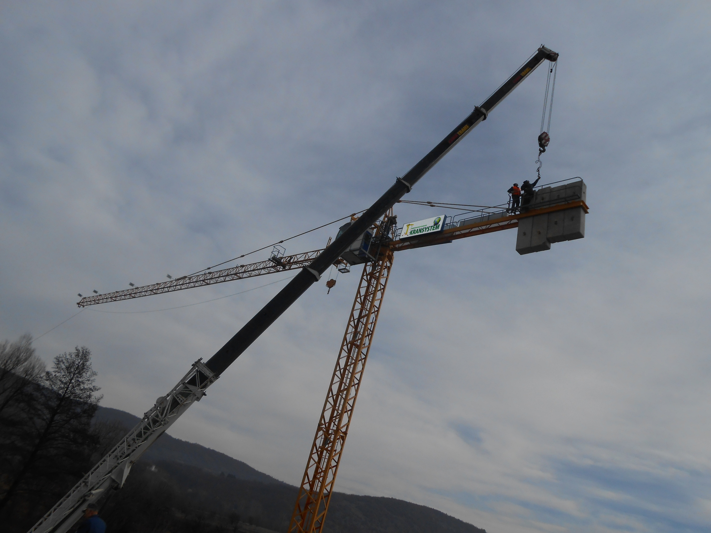 POTAIN demontaža-Kransystem